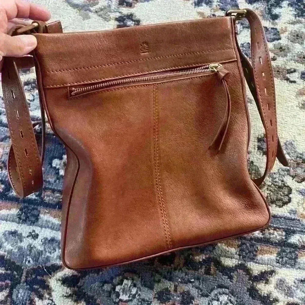 C&C California brown leather bag